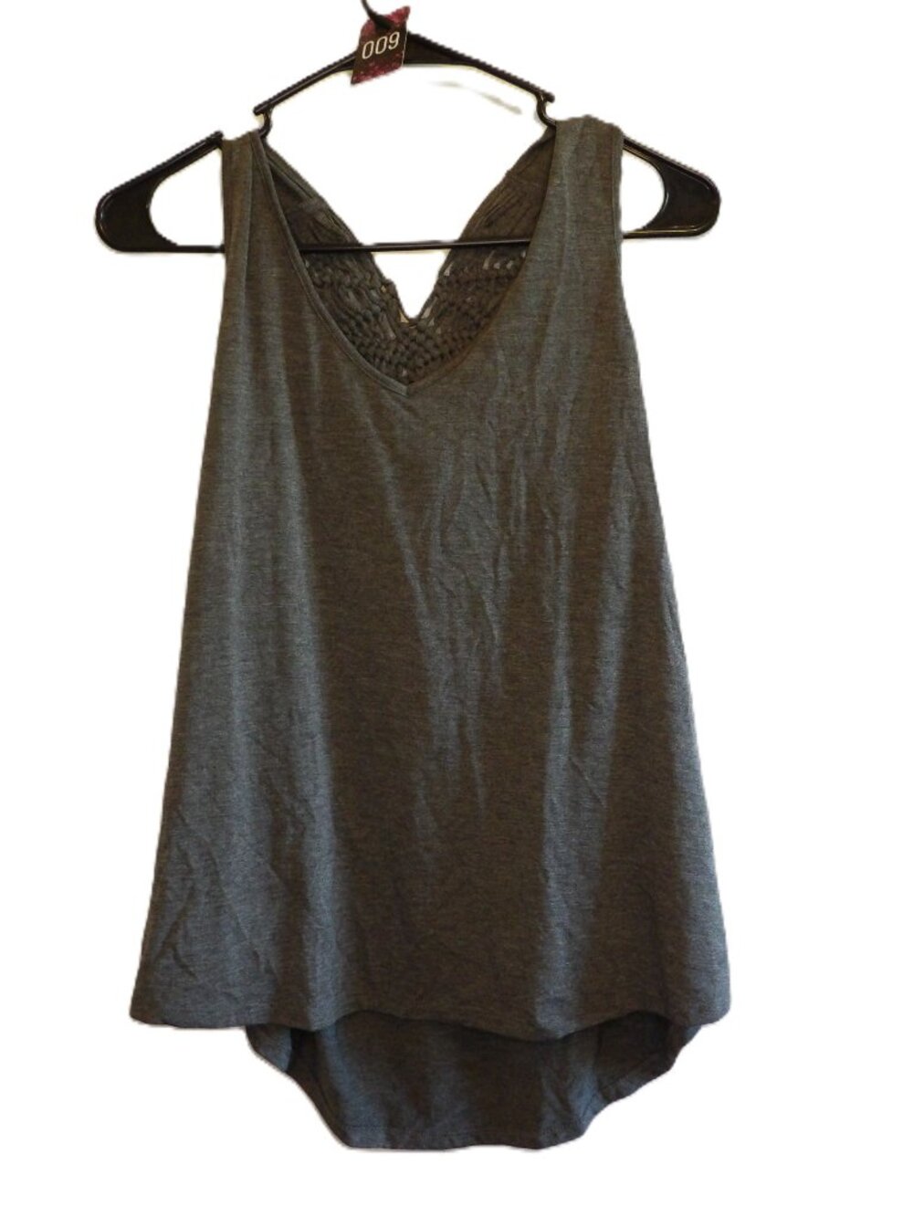Maurices, NWT Grey, razor back design, hi-low tank (Women's Medium)